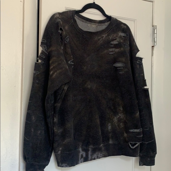 LF Tops - LF Tie Dye Cut Out Pullover
